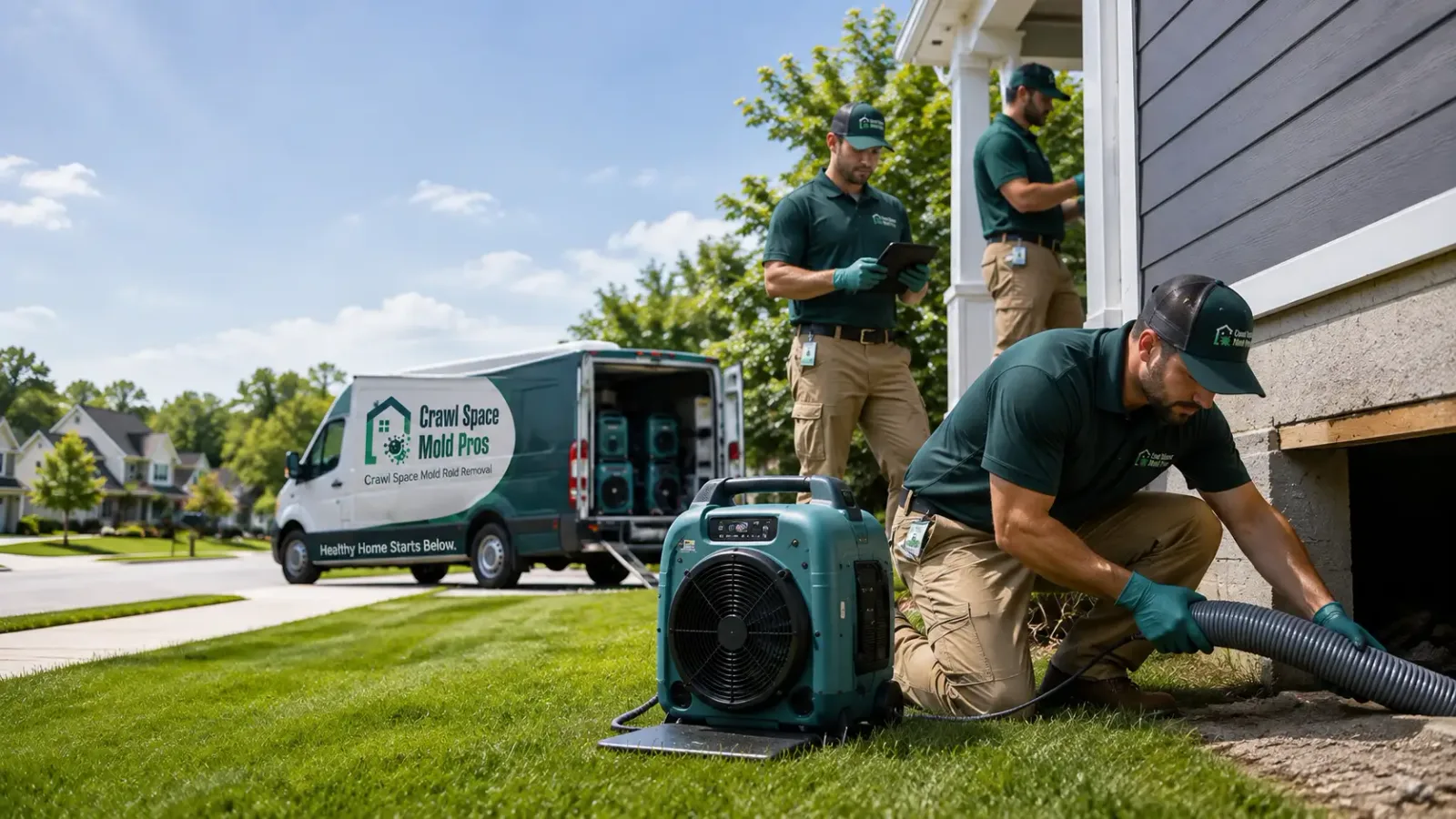 Crawl Space Mold Removal in Alden, MN